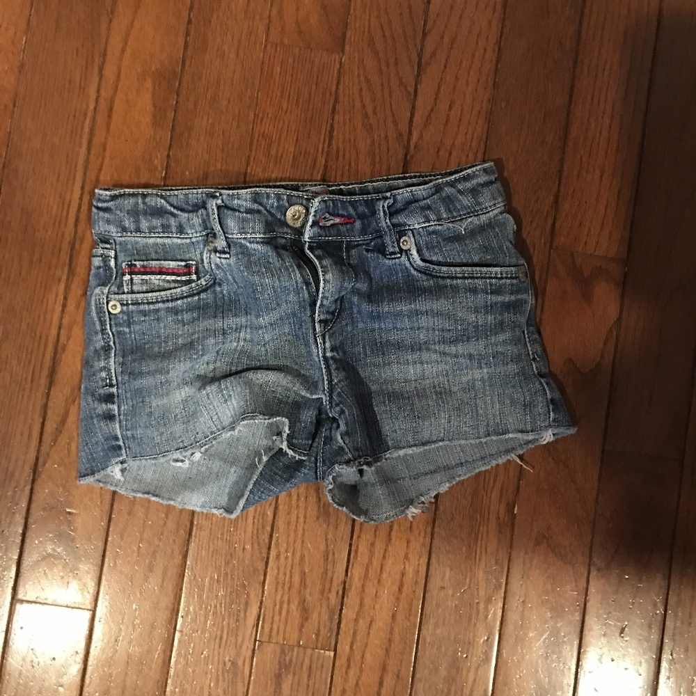 Levi's jean shorts adjustable waist size 8